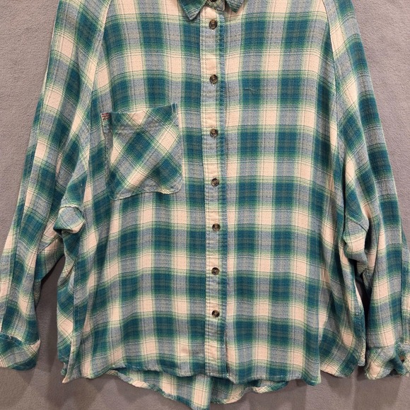 BDG Urban Outfitters Plaid Flannel Button Up Shirt Women's Size M Casual Classic - Picture 3 of 14